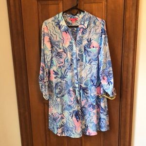 Lilly Pulitzer swim cover-up size medium